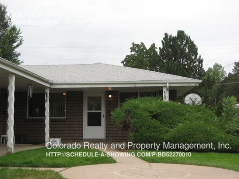 6203 S Prescott St, Littleton, CO 80120 3 Bedroom House for 1,225