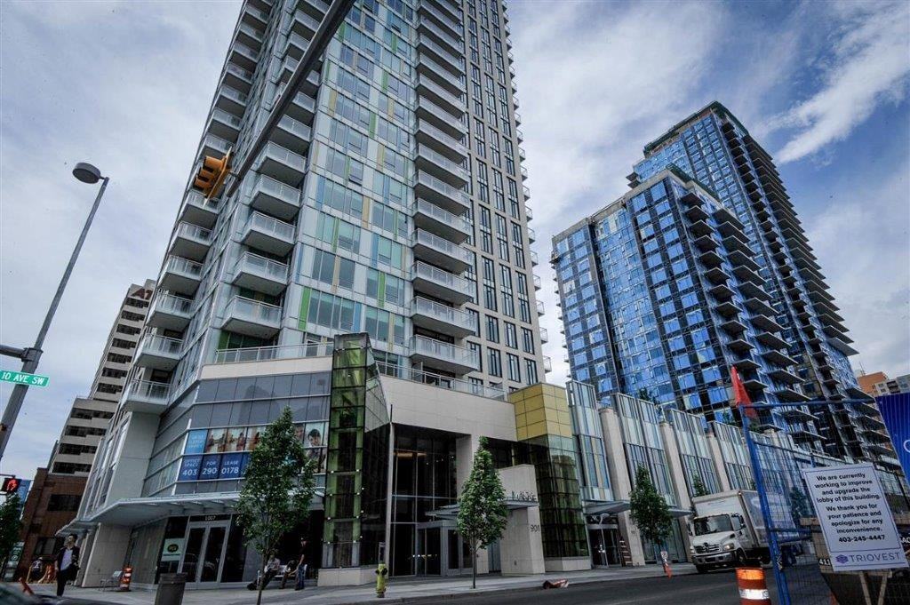 901 10 Ave SW 2407, Calgary, AB T3C 0J2 1 Bedroom Apartment for Rent
