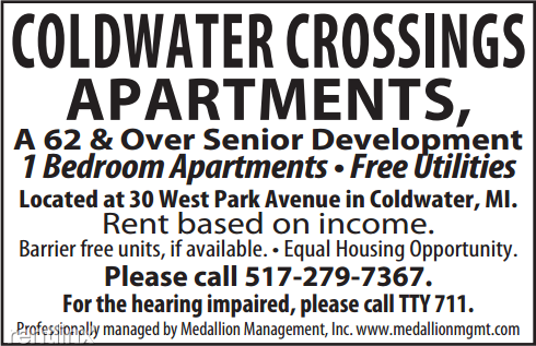 Coldwater Crossings Apartments 30 W Park Ave, Coldwater, MI 49036