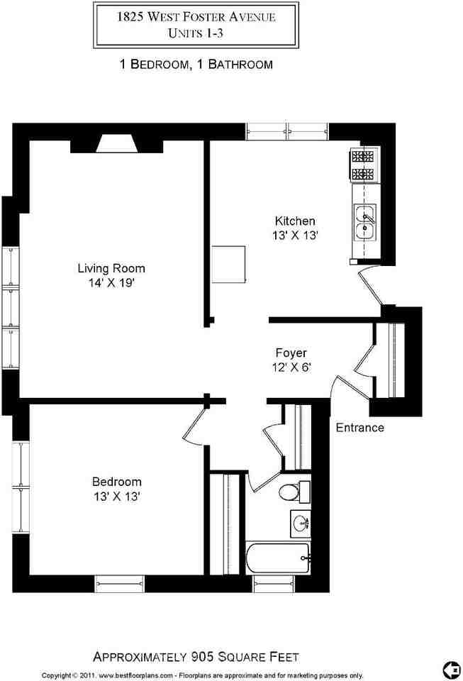 1835-1801 W Foster Ave - Photo 2 of 3