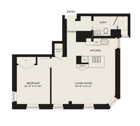 $2495 Modern 1 Bed Dishwasher Elevator Solar NO FEE #020