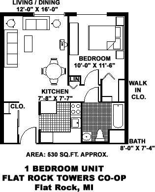 Flat Rock Towers Coop Senior Apartments 28744 Telegraph Rd, Flat