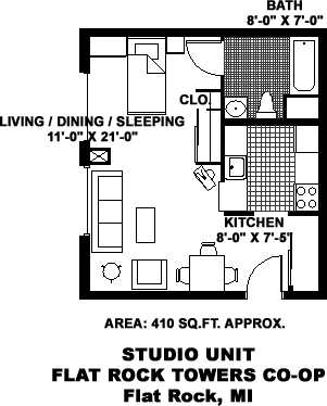 Flat Rock Towers Co-op Senior Apartments - Photo 3 of 12