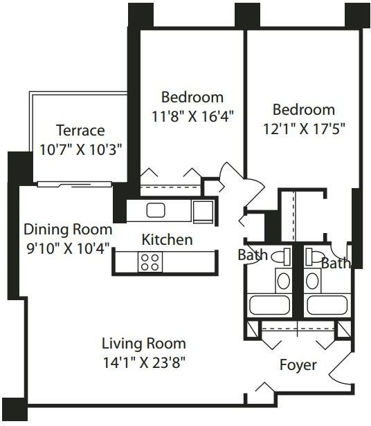 Longfellow Pl 2208 Boston Ma 02114 2 Bedroom Apartment For Rent