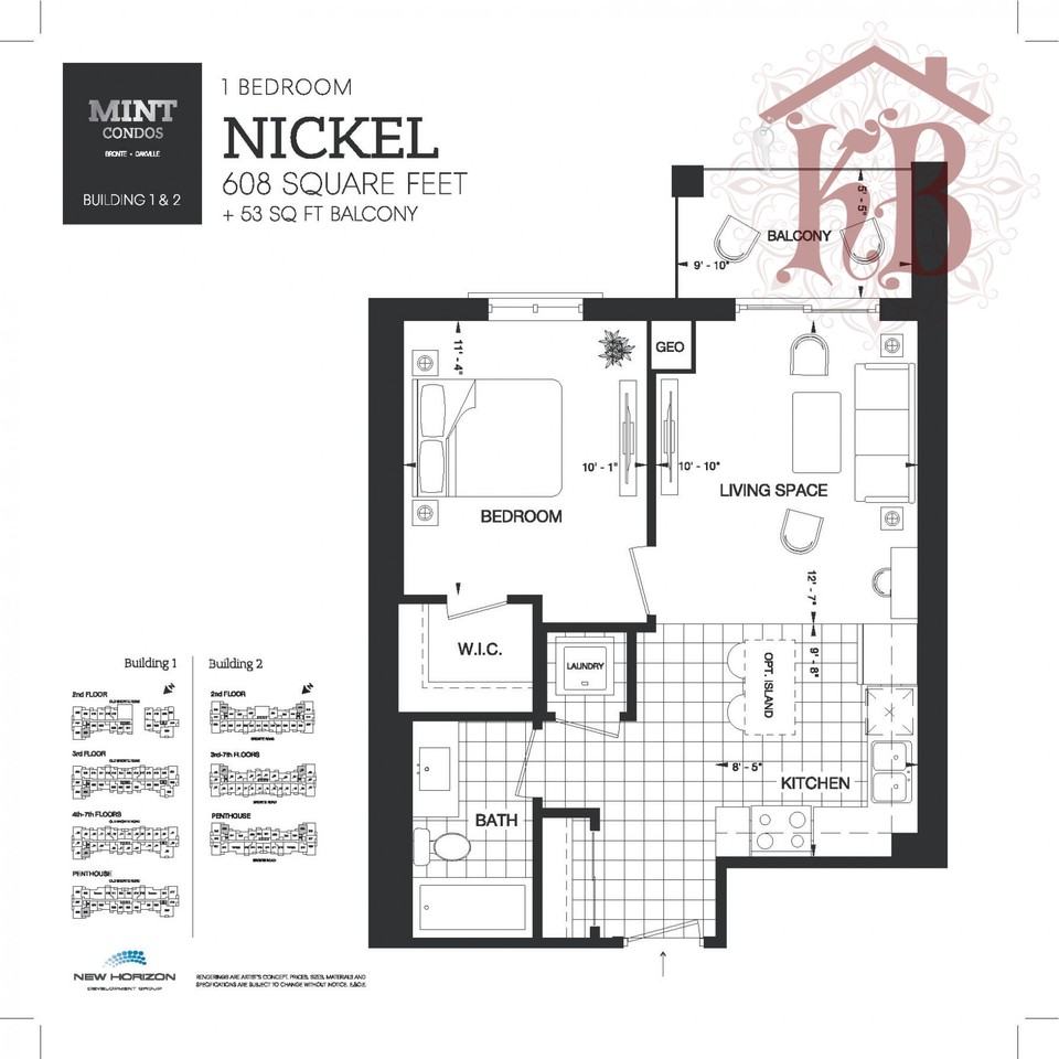 2486 Old Bronte Road 205, Oakville, ON L6M 4J2 1 Bedroom Apartment