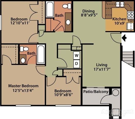 Deer Creek Village Apartment Homes Apartments Gateway Drive
