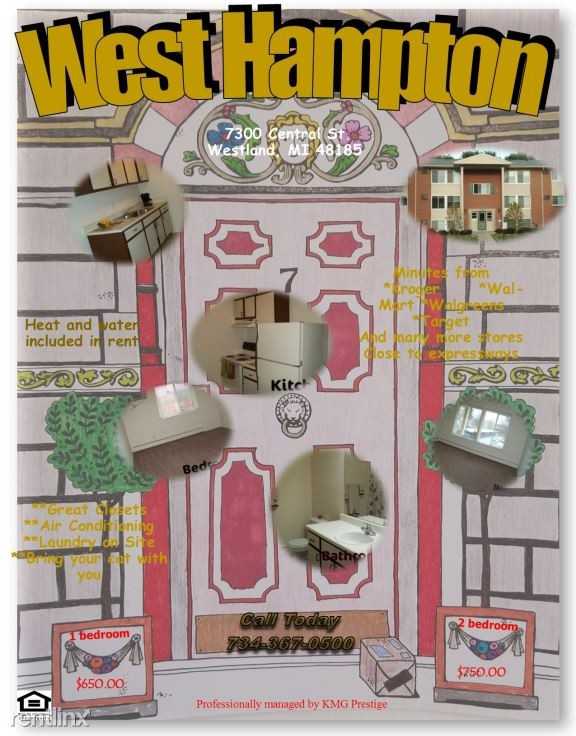 West Hampton Apartments 7300 Central St, Westland, MI 48185 Zumper