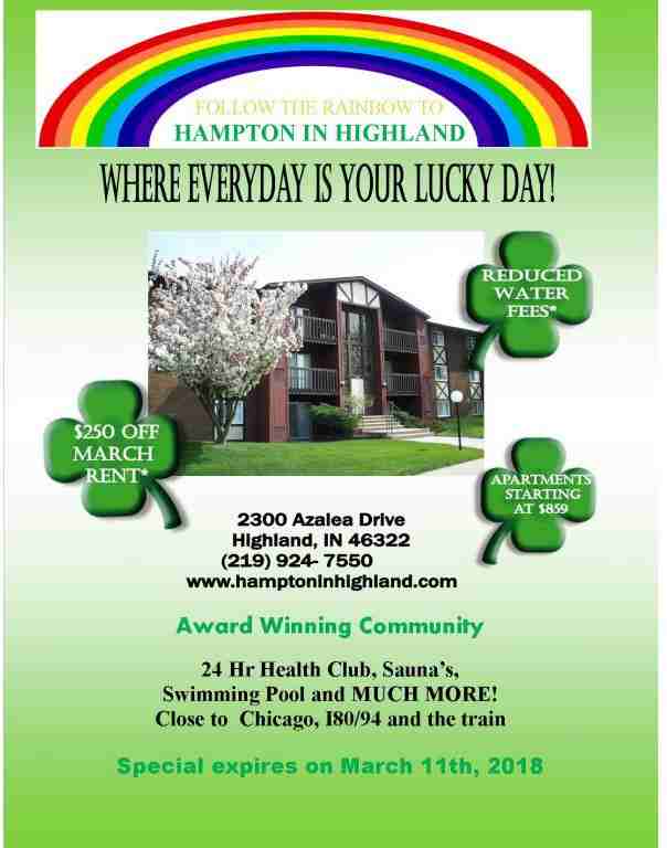 Hampton In Highland Apartments 2300 Azalea Dr, Highland, IN 46322 Zumper