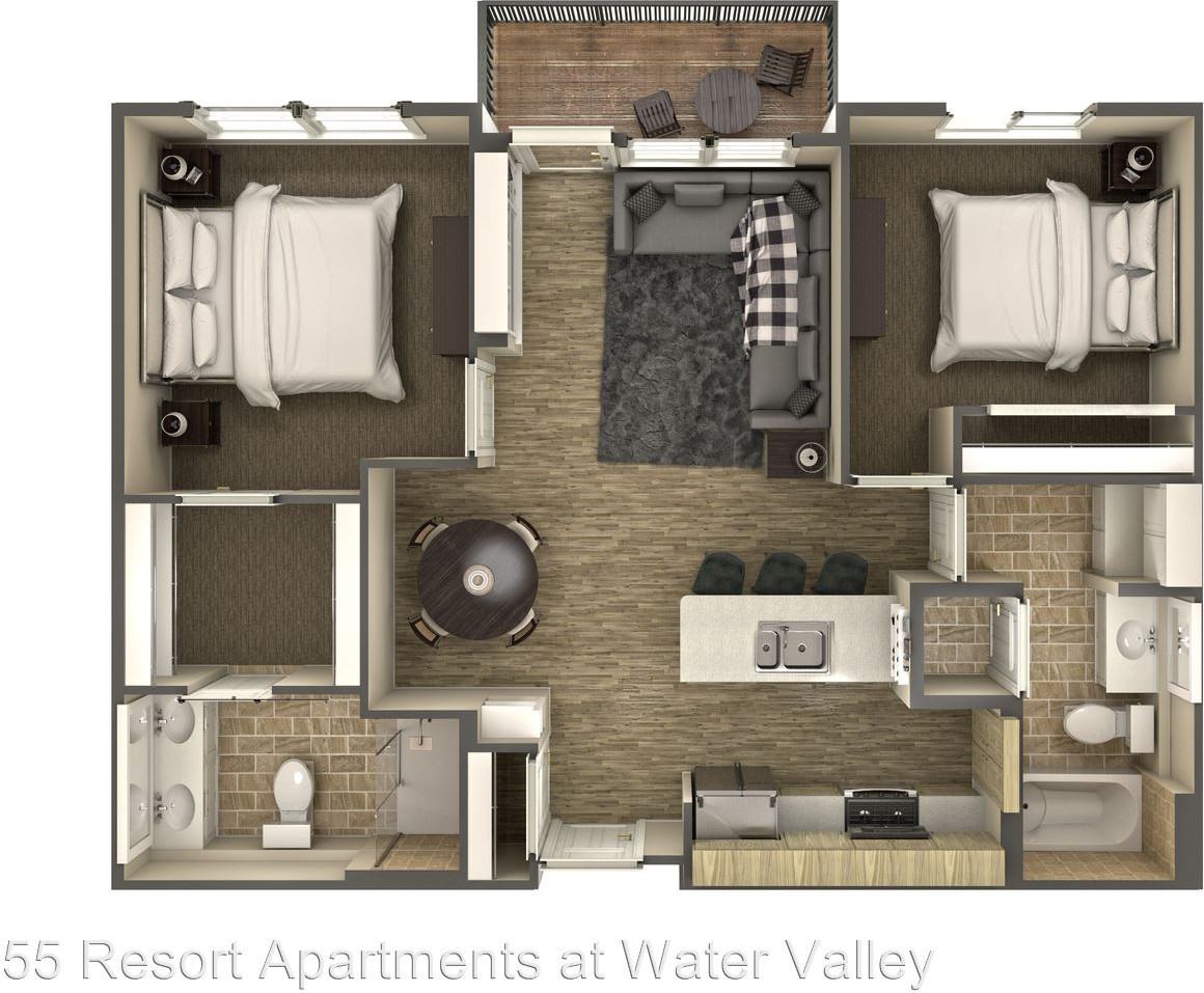 55 Resort Apartments at Water Valley - Photo 3 of 50