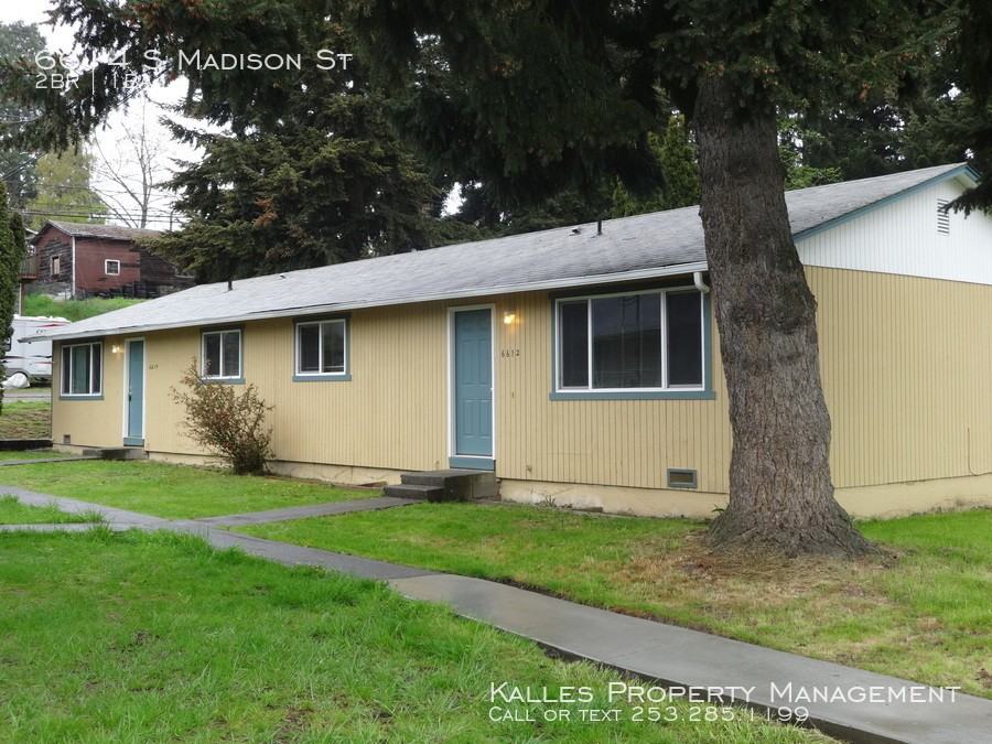 6614 S Madison St, WA 98409 2 Bedroom House for Rent for 1,200