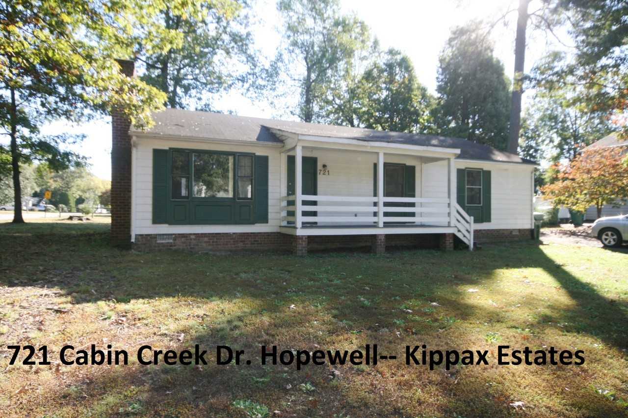 721 Cabin Creek Drive Hopewell Va 23860 3 Bedroom House For Rent