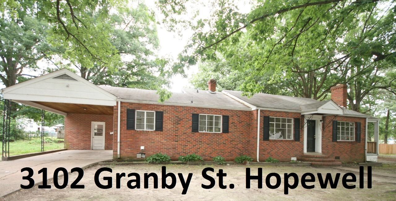 3102 Granby Street, Hopewell, VA 23860 3 Bedroom House for 1,350/month