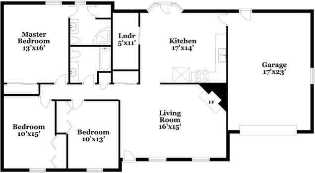 846 N Pope Lick Rd, Louisville, KY 40243 3 Bedroom House for 1,545