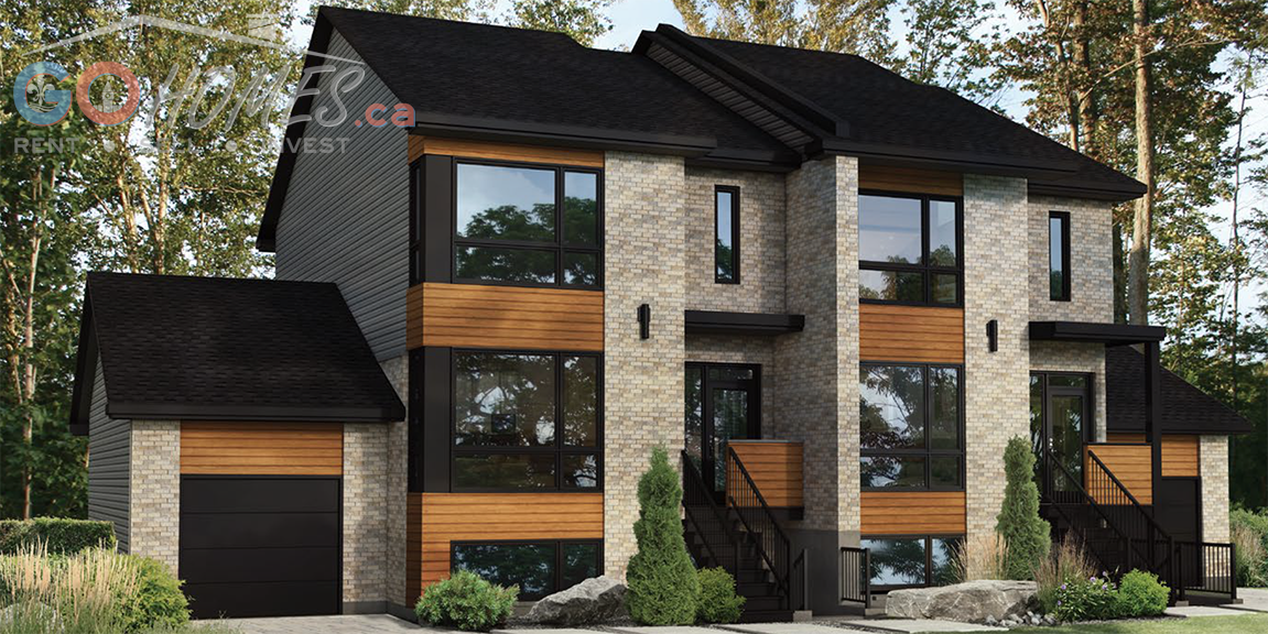 67 Rue du Pirée 1, Gatineau, QC J9J 3 Bedroom House for Rent for