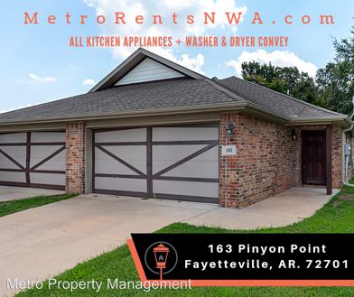 163 S Pinyon Point Fayetteville Ar 72701 3 Bedroom House For