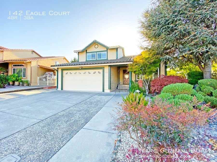 142 Eagle Court, Hercules, CA 94547 4 Bedroom House for Rent for 2,995