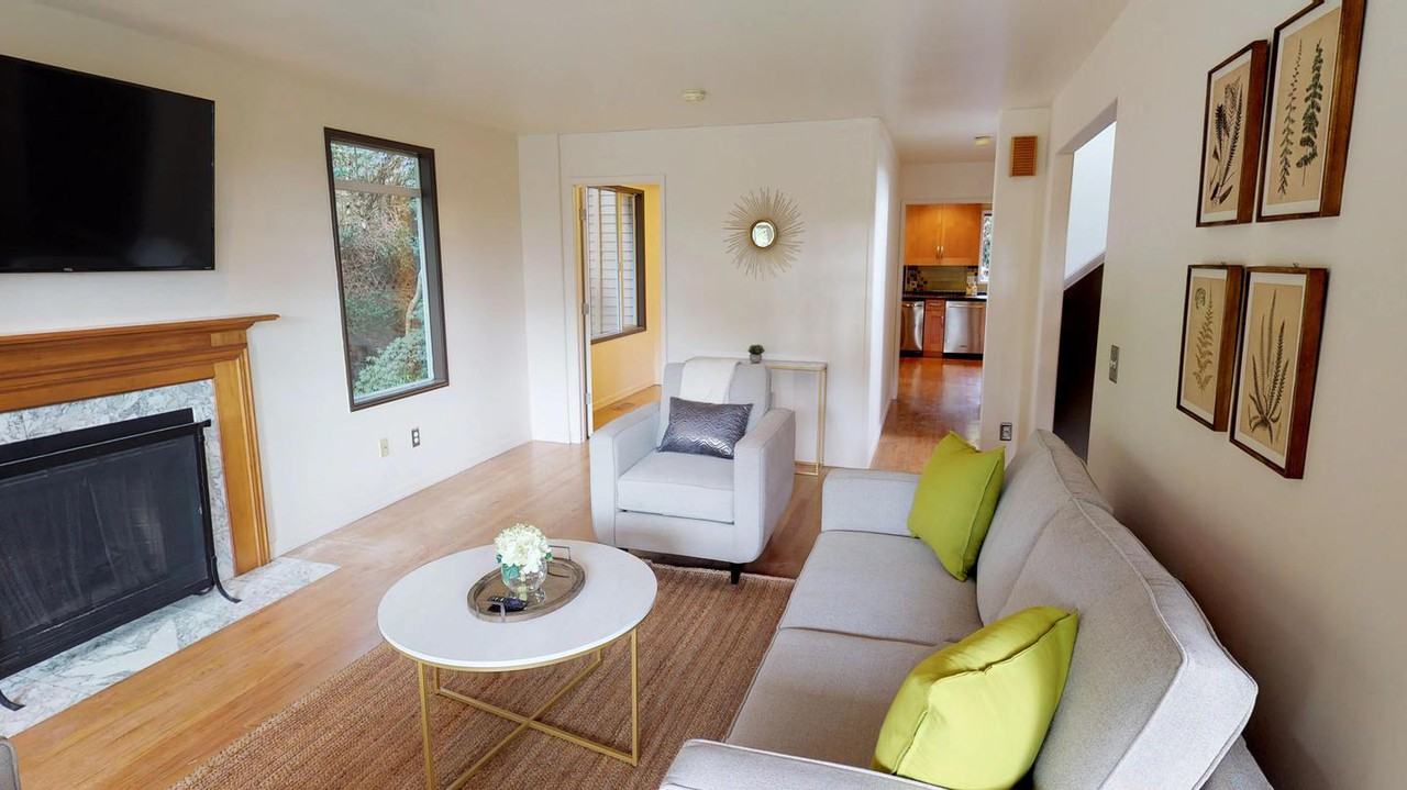 Phinney Ridge home with beautifully landscaped backyard