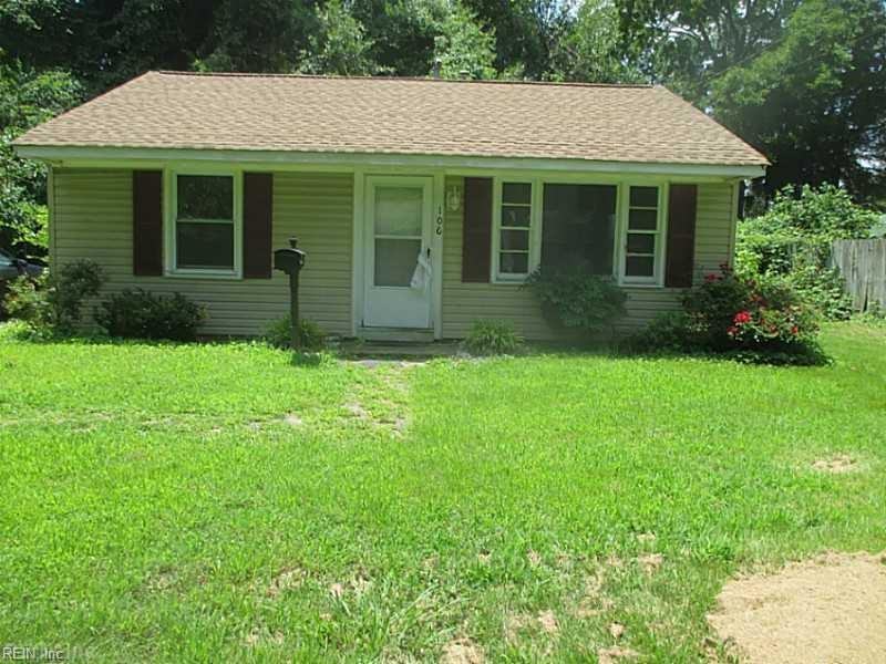 106 Walnut Street, Hampton, VA 23669 2 Bedroom House for Rent for 825