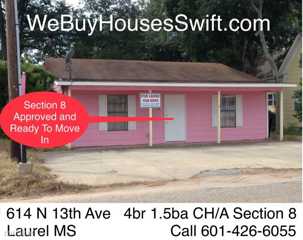 1902 N 1st Ave Laurel Ms 39440 4 Bedroom House For Rent