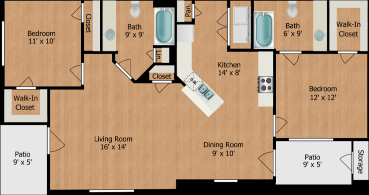 Fish Pond at Cuero Apartments 1219 State Highway 72 W, Cuero, TX