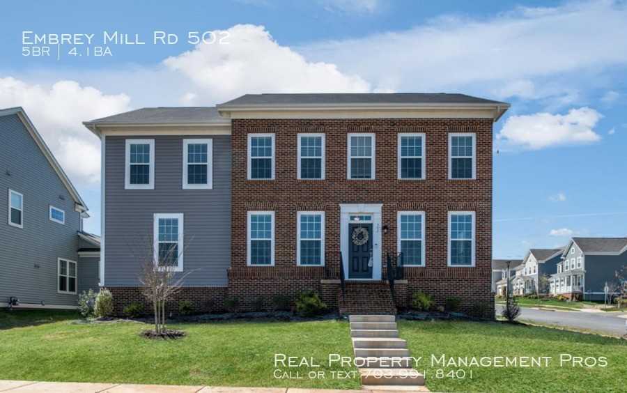 Embrey Mill Rd 502, Stafford, VA 22554 5 Bedroom House for 3,000/month