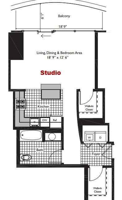 222 N Columbus Dr #1616