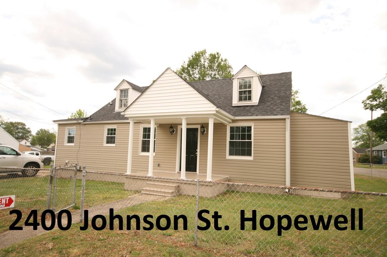 2400 Johnson Street, Hopewell, VA 23860 4 Bedroom House for 1,395