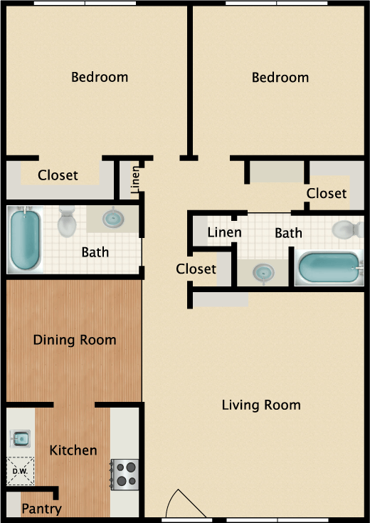 Camelot Apartments {20210824} 1212 Hampshire Ln, Richardson, TX 75080