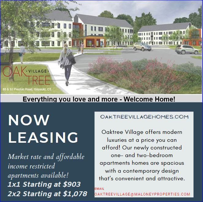 Oak Tree Village Apartments 89 Preston Road 1, Griswold, CT 06351