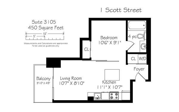 1 Scott Street #3105