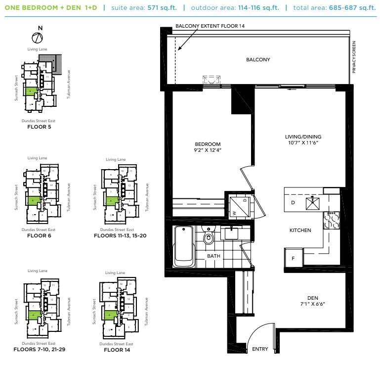 225 Sumach Street #1306