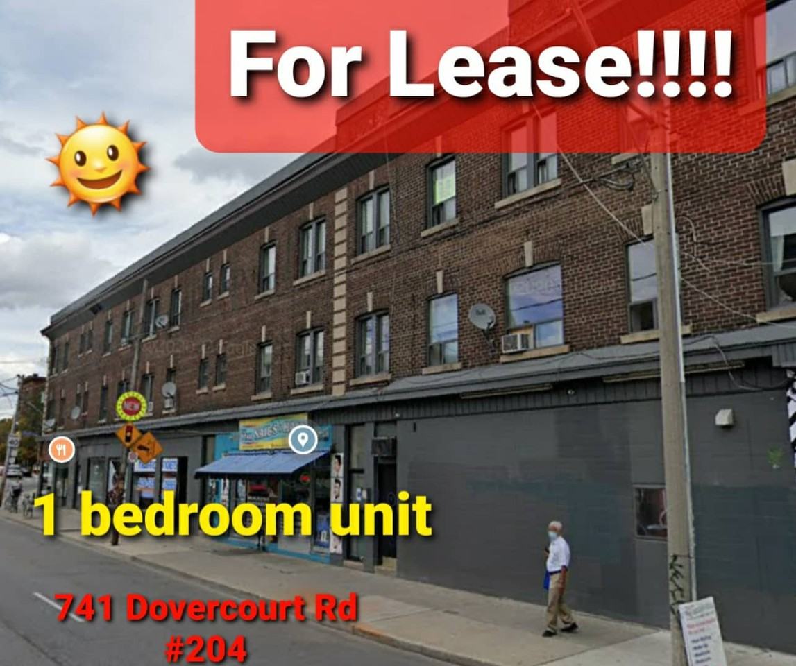 741 Dovercourt Road 204, Toronto, ON M6H 2X1 1 Bedroom Apartment for
