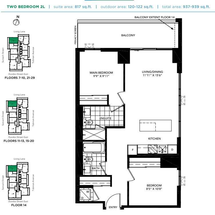 225 Sumach Street #2709