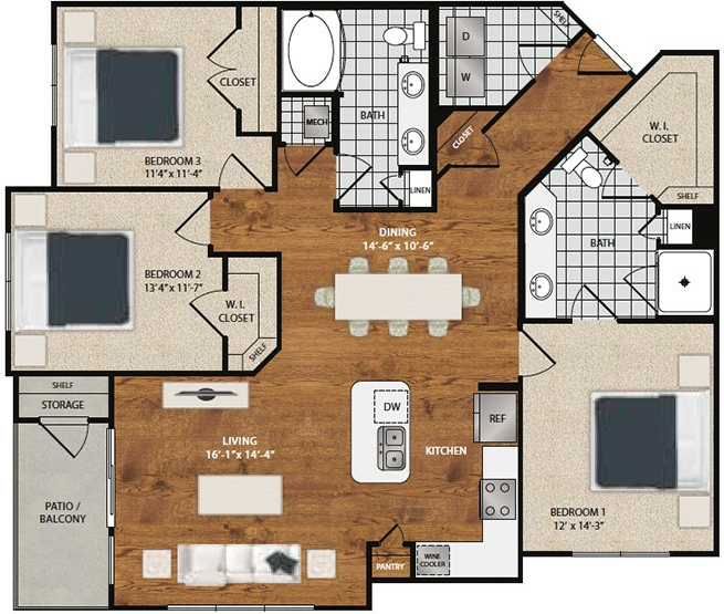 Lake Walk at Traditions Apartments - Photo 6 of 11