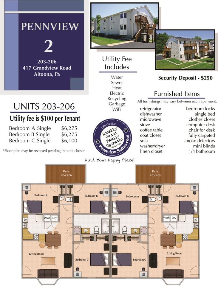 Pennview Suites 203_A417 Grandview Road 203A, Altoona, PA 16601 3