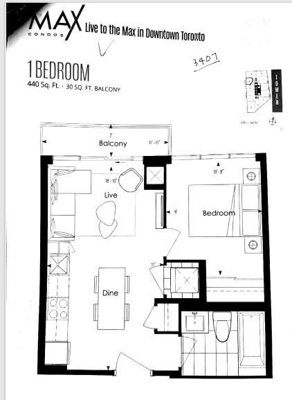 77 Mutual Street #3407