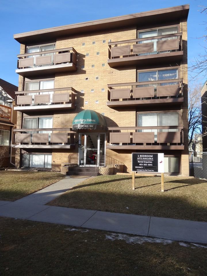 1518 15 Avenue Southwest, Calgary, AB T3C 0X9 1 Bedroom Apartment for