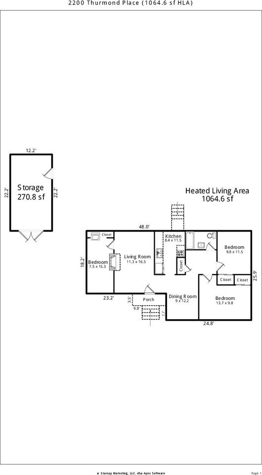 2200 Thurmond Pl #1 - Photo 3 of 17