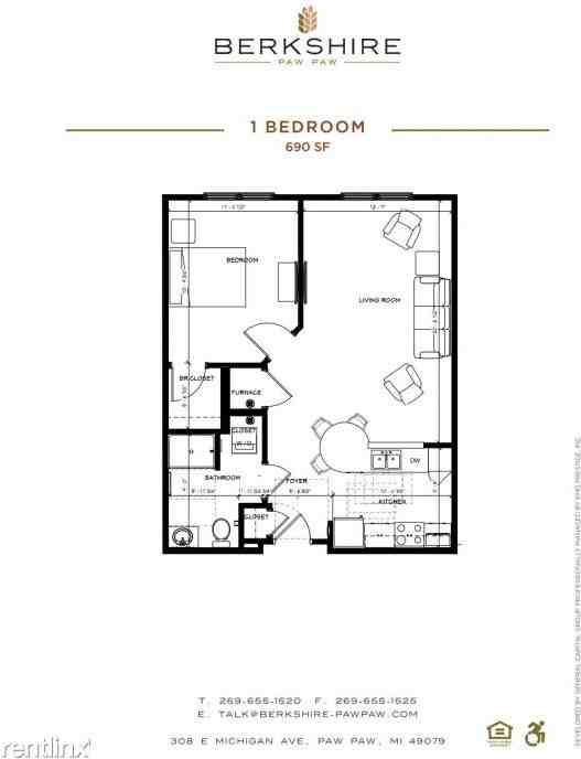 Berkshire Paw Paw Apartments 308 E Michigan Ave, Paw Paw, MI 49079 Zumper