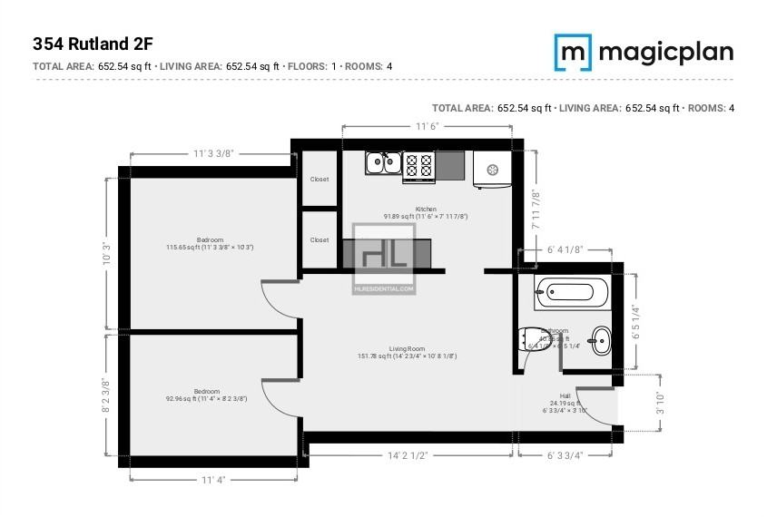 354 Rutland Rd #2F - Photo 2 of 11