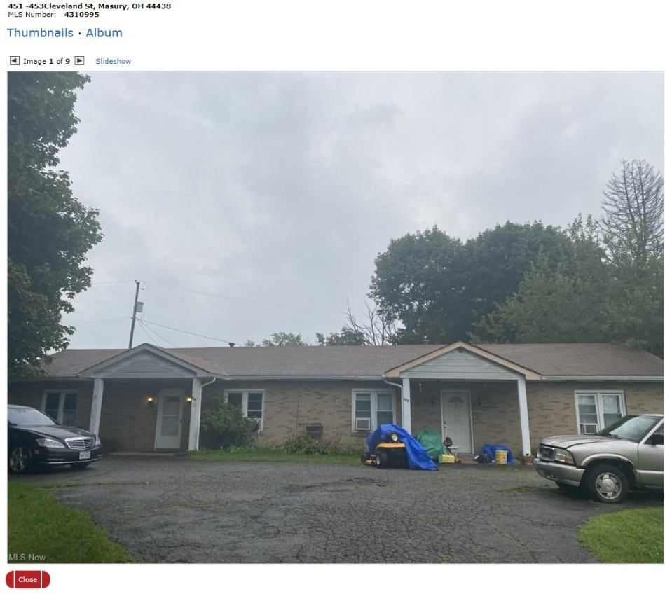 451 Cleveland Street 1 1, Masury, OH 44438 2 Bedroom Apartment for