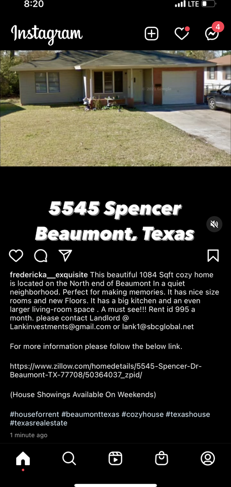 5545 Spencer Dr Beaumont TX 77708 3 Bedroom House for 995 month