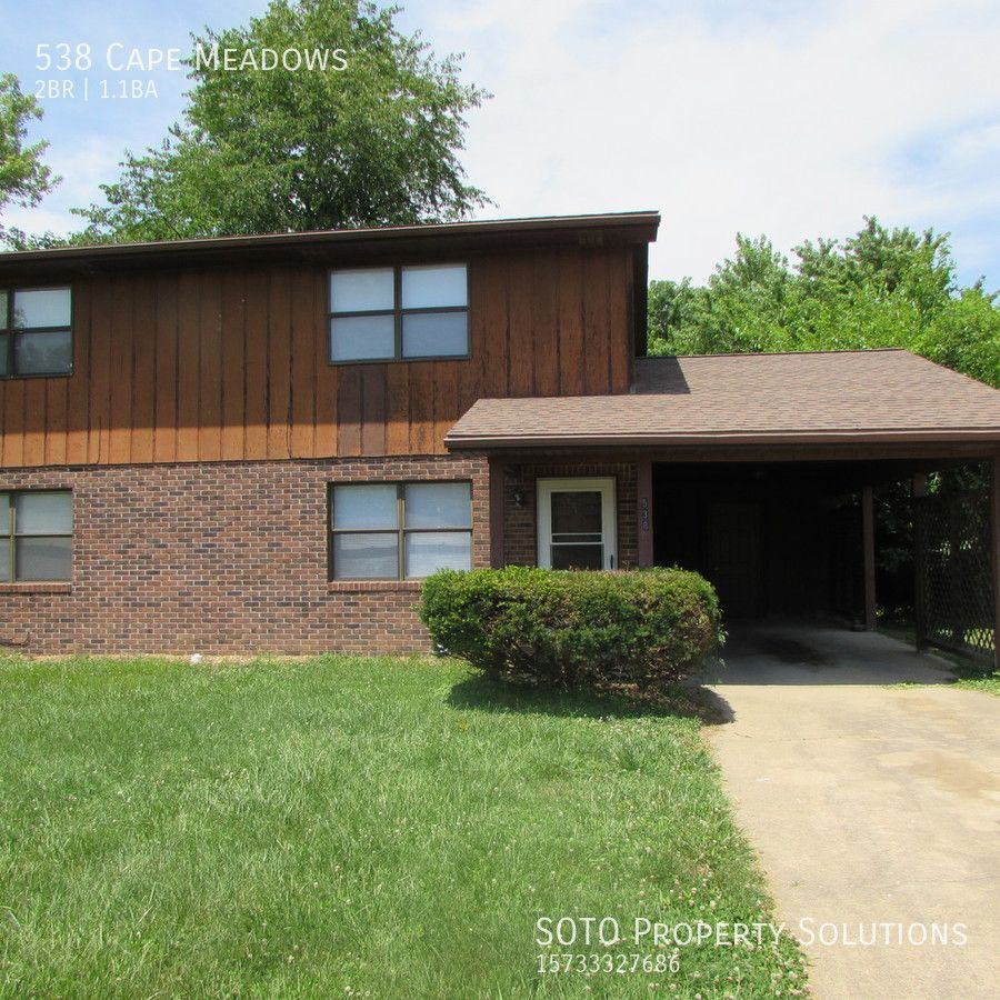 538 Cape Meadows Cir, Cape Girardeau, MO 63701 2 bedroom House Rental