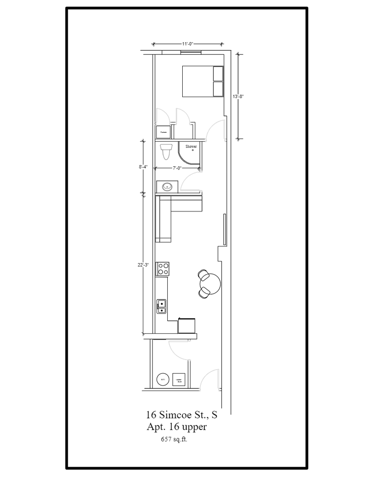 16 Simcoe Street South #16 Upper - Photo 7 of 8
