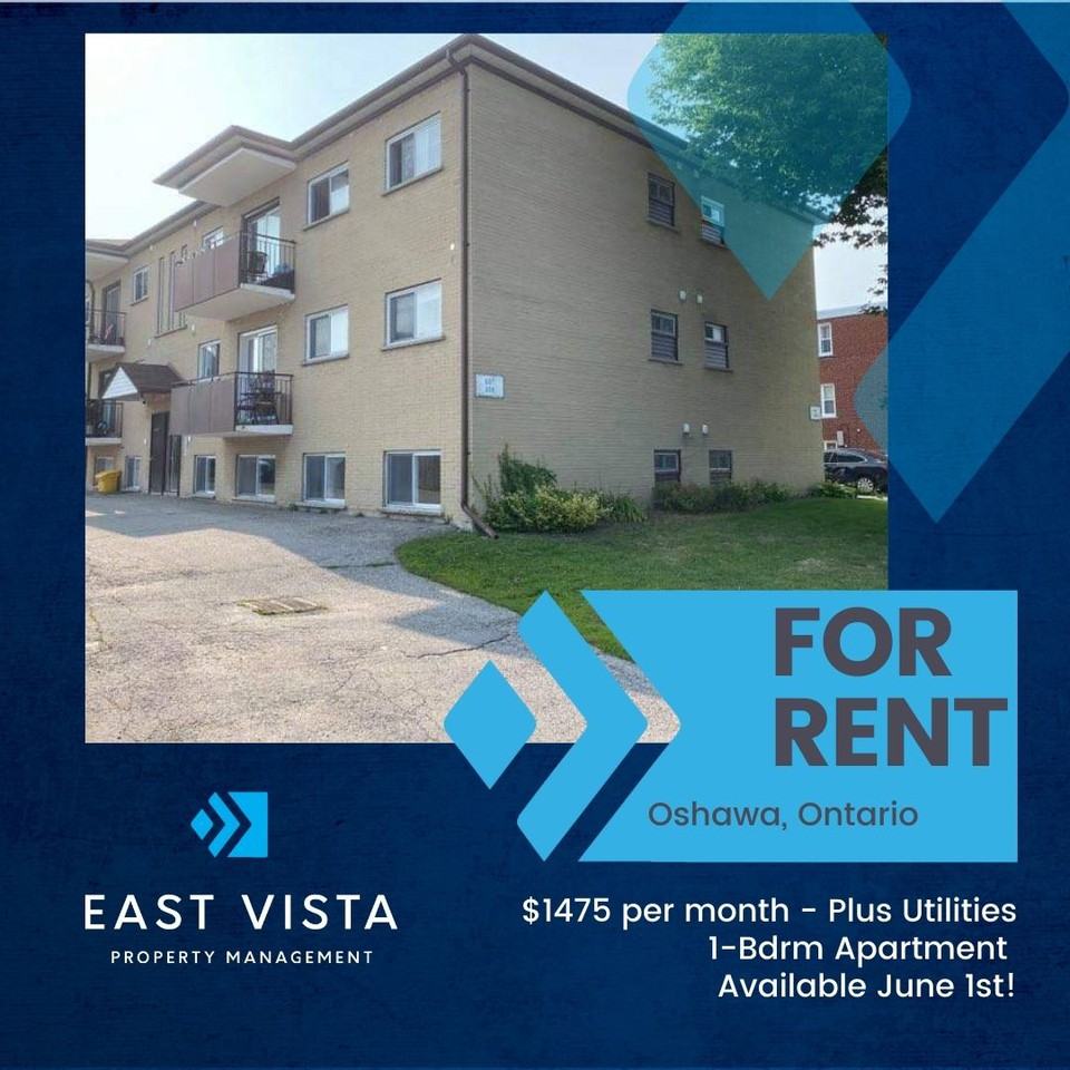 200 Park Rd N, Oshawa, ON L1J 4L8 1 Bedroom Apartment for Rent