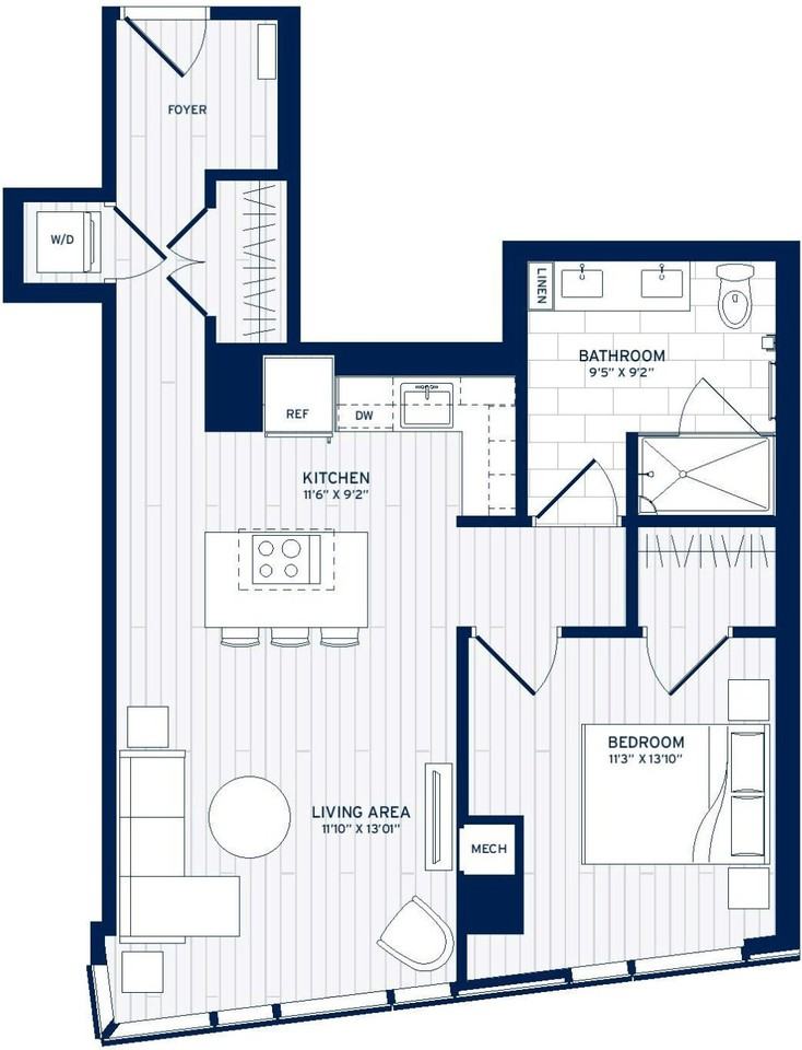 Causeway St 1404, Boston, MA 02114 1 Bedroom Apartment for 3,714