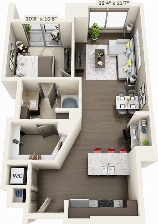 Pier 4 Blvd 515, Boston, MA 02210 1 Bedroom Apartment for 3,773/month