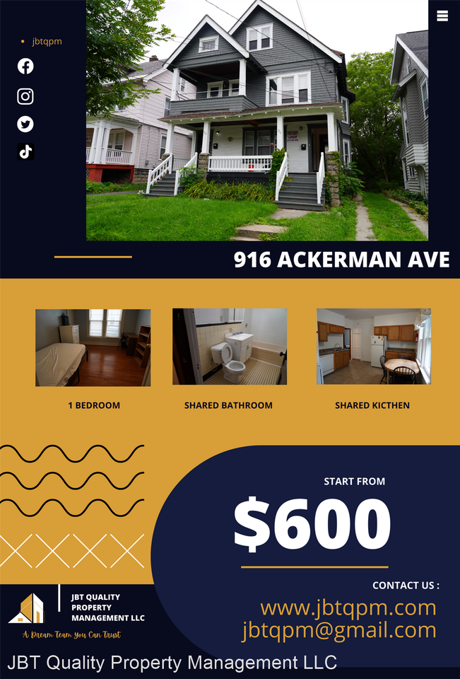 STUDENT HOUSING - 916 Ackerman Ave - Photo 3 of 3