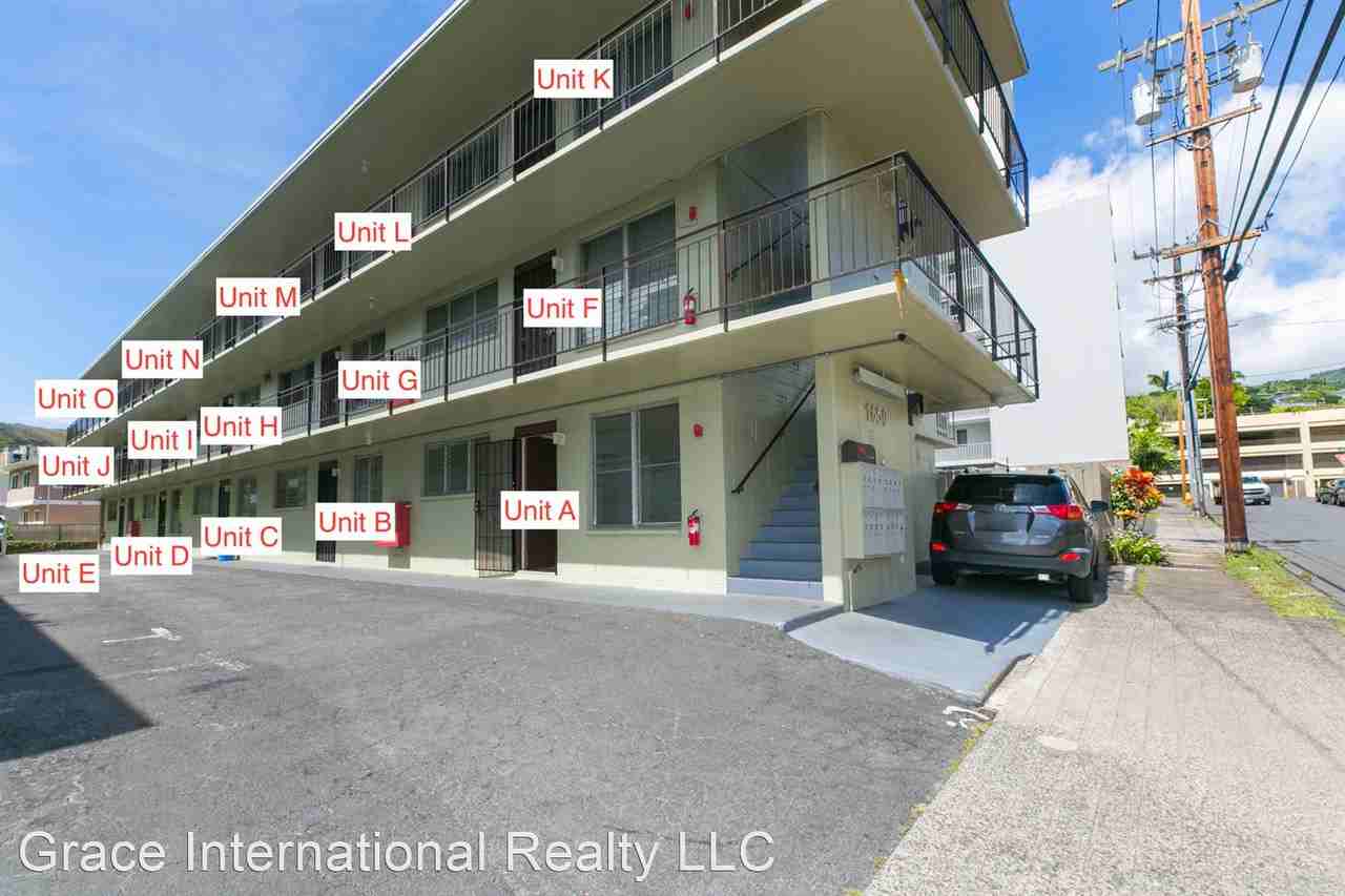 1650 Liholiho St. 2b1b1pkg in Makiki, Walk Up Apartment Apartments