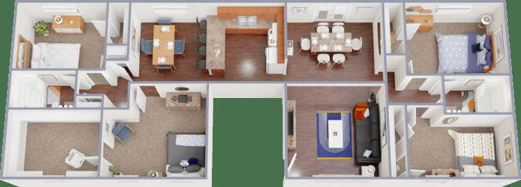 Oak Meadow Villa Apartments 2929 Rigsby Ave, San Antonio, TX 78222